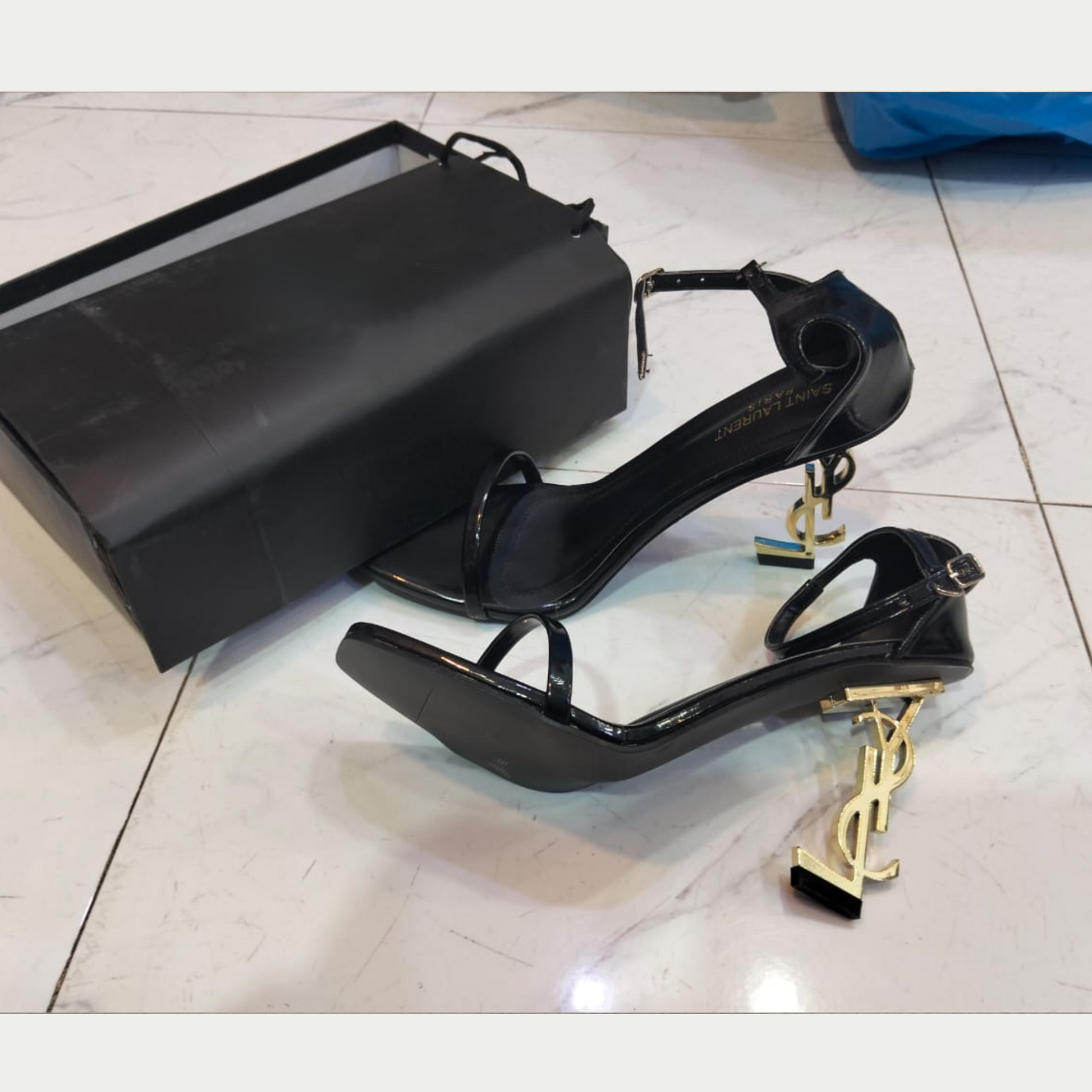 Metallic Heel Sandals for Women