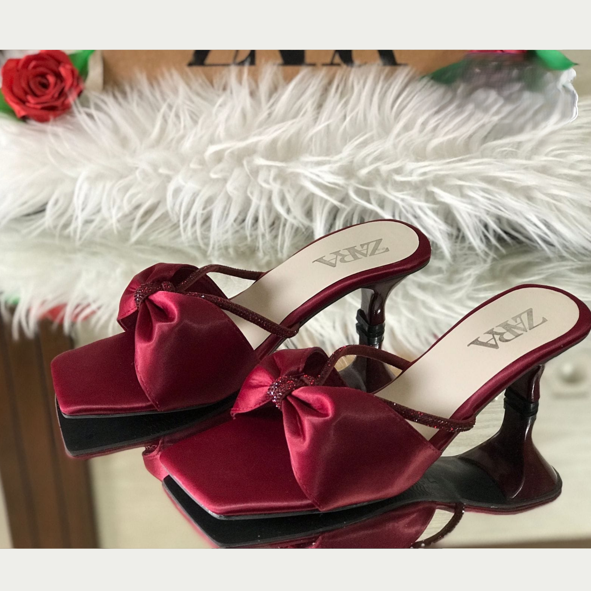 Bow Mule Heels for Women