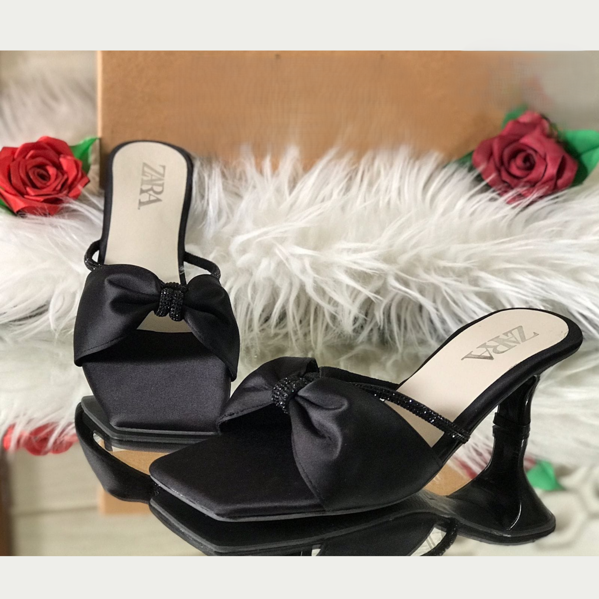 Bow Mule Heels for Women