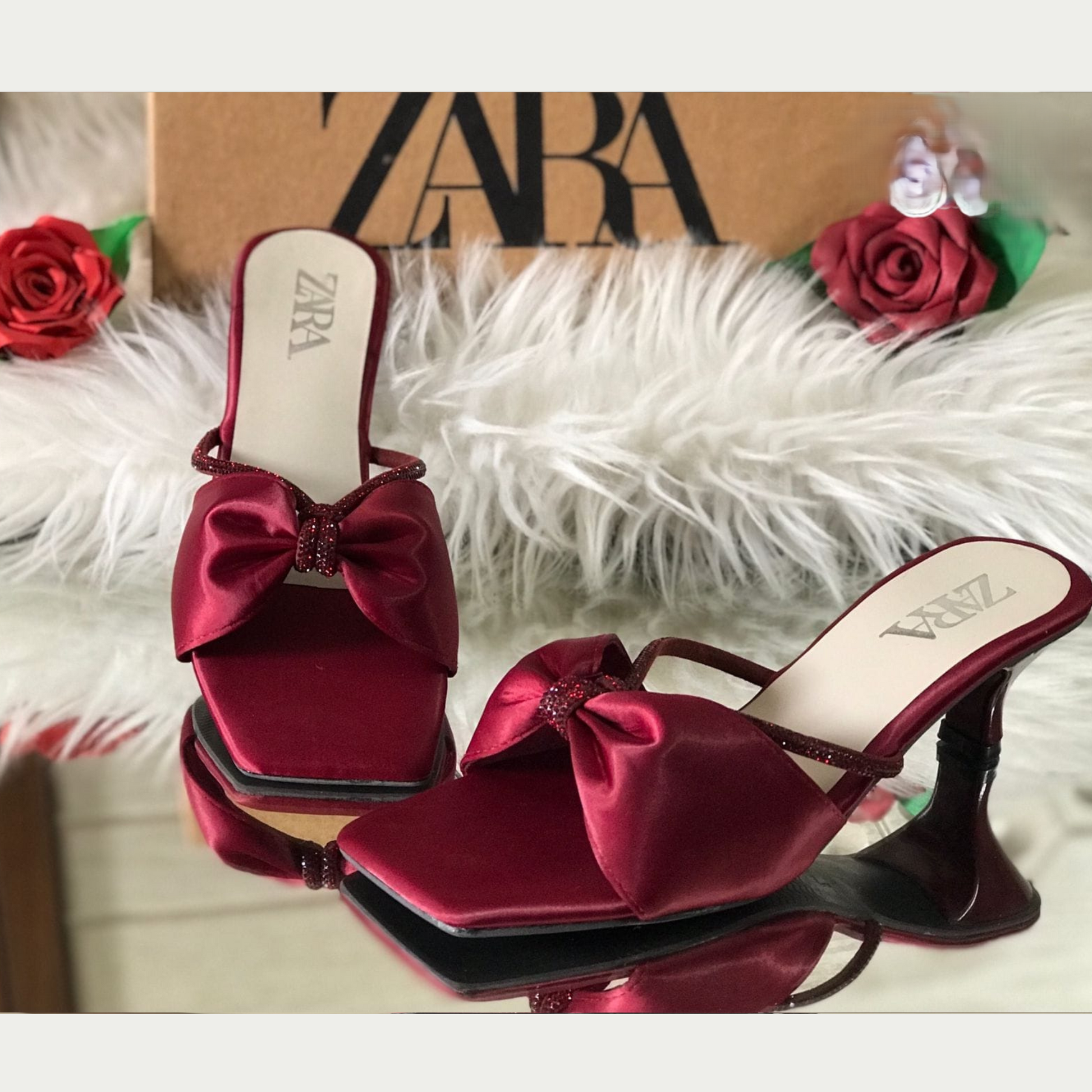 Bow Mule Heels for Women