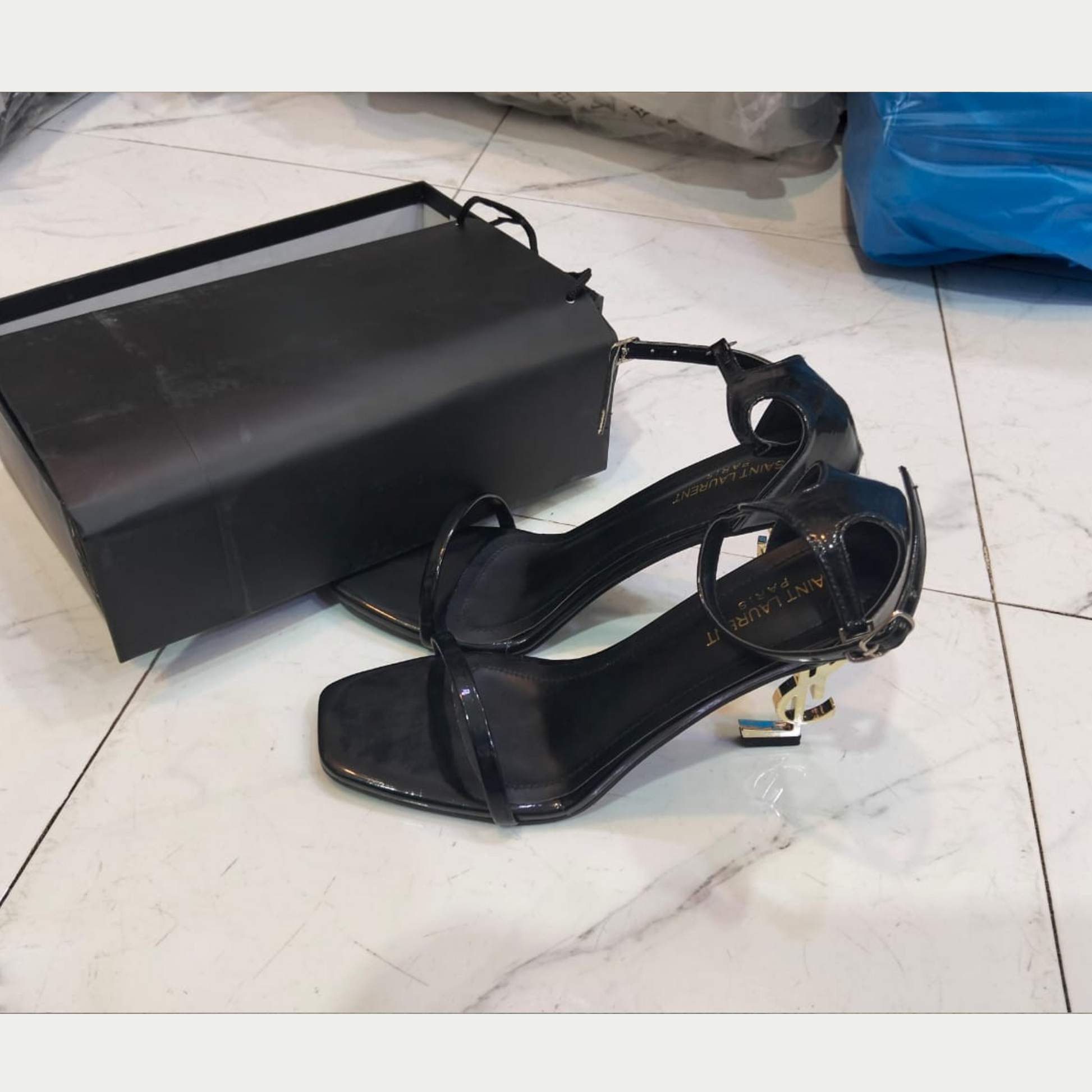 Metallic Heel Sandals for Women