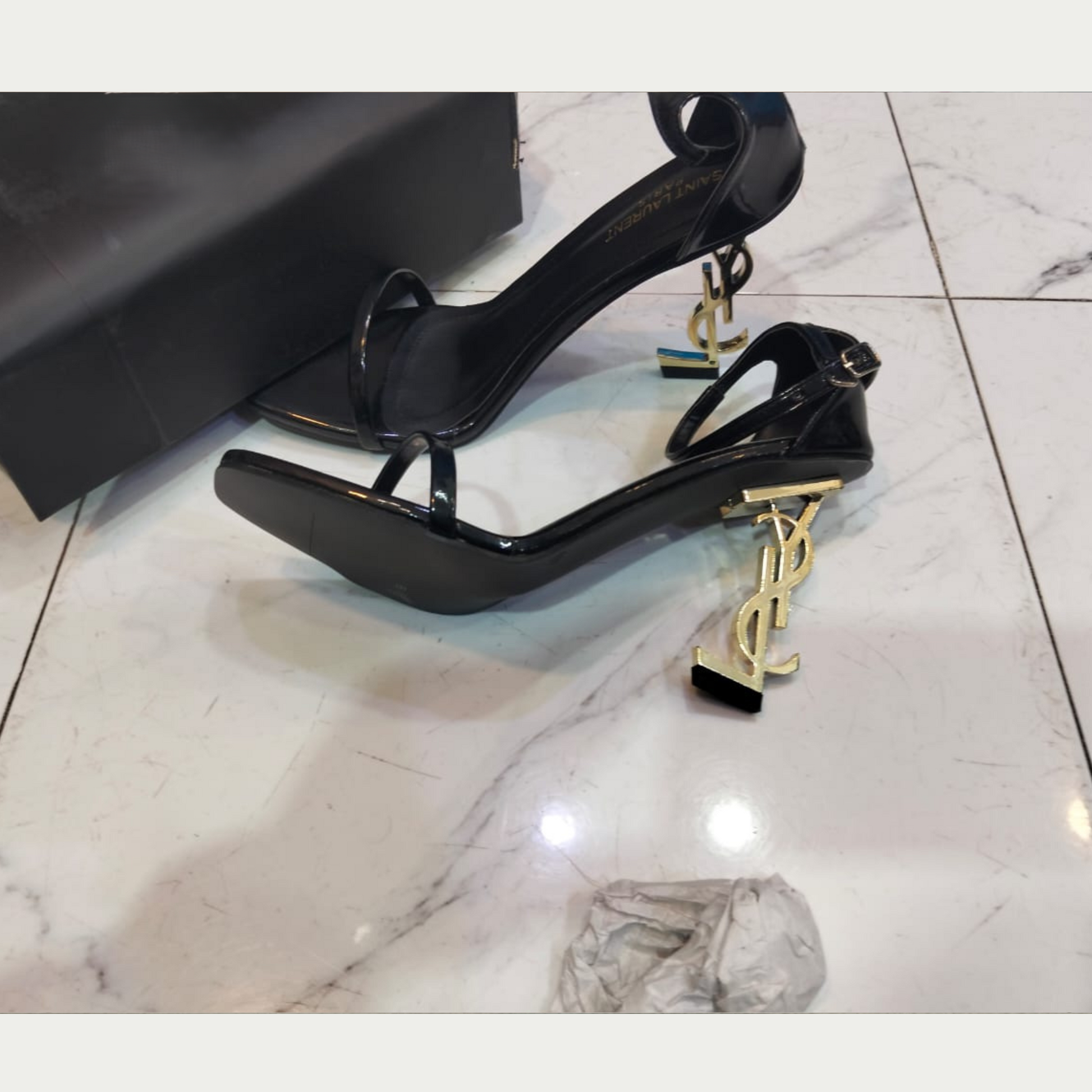 Metallic Heel Sandals for Women