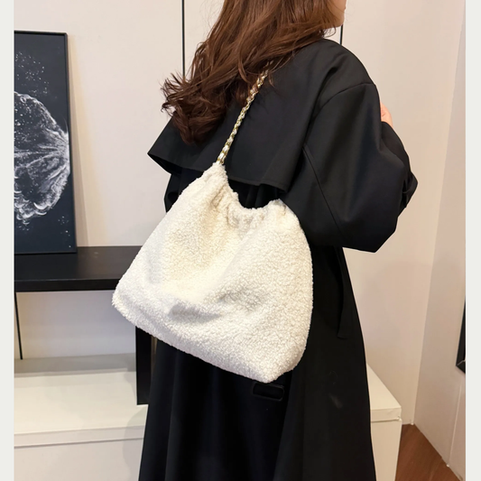 Elegant Corduroy Tote Bag for Women