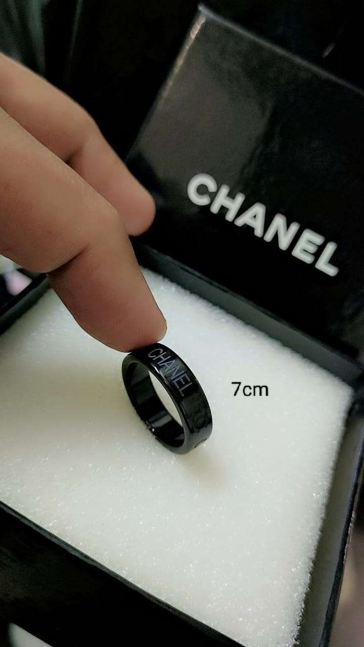 Black Stainless Steel Ring – Minimal Women’s Band