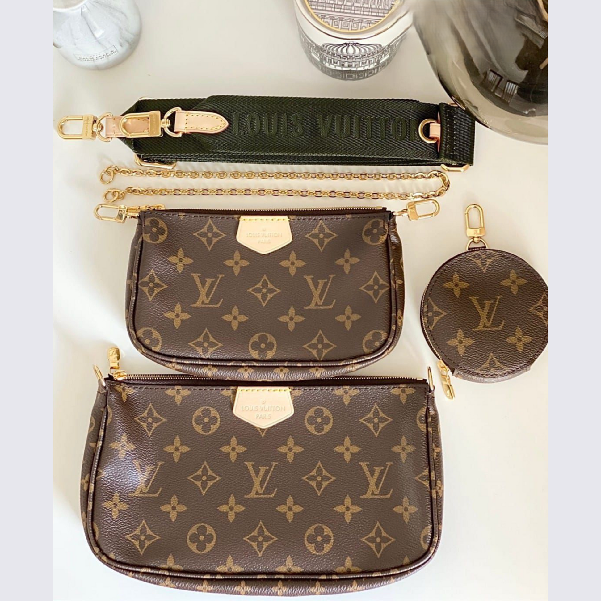 Multi Pochette Crossbody Bag - 3 Piece Premium Set