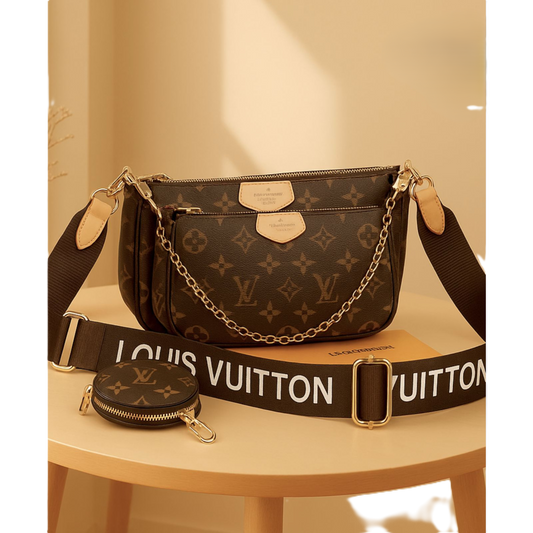 Multi Pochette Crossbody Bag - 3 Piece Premium Set