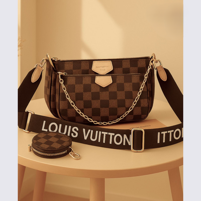 Multi Pochette Crossbody Bag - 3 Piece Premium Set