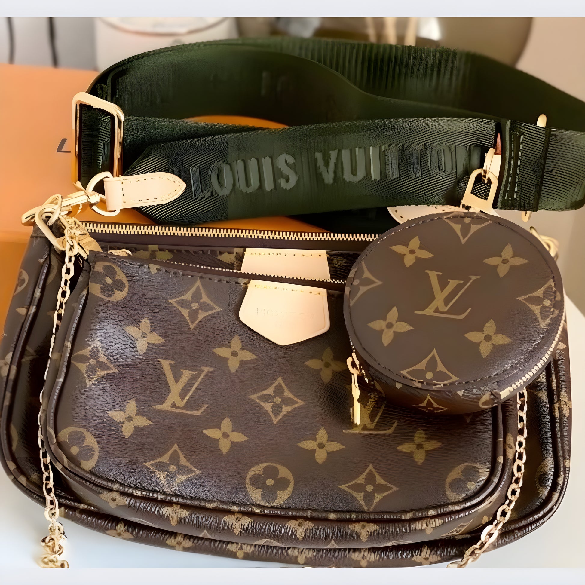 Multi Pochette Crossbody Bag - 3 Piece Premium Set